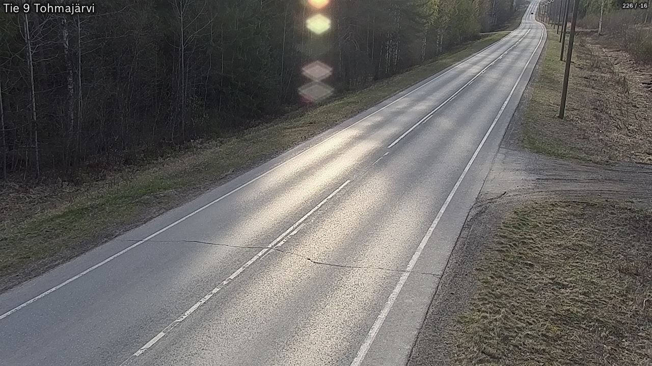 Weather Camera Image Road 9 Tohmajärvi, Tohmajärvi, Pohjois-Karjala