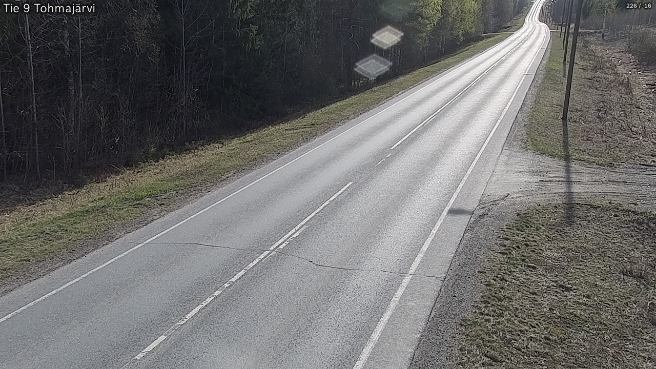 Weather Camera Image Road 9 Tohmajärvi, Tohmajärvi, Pohjois-Karjala