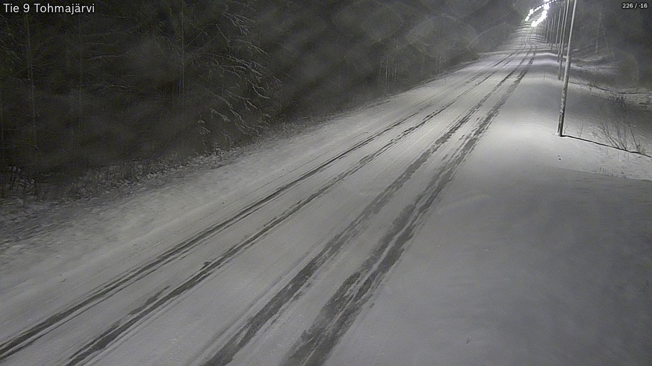 Weather Camera Image Road 9 Tohmajärvi, Tohmajärvi, Pohjois-Karjala