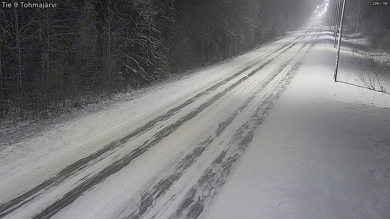 Weather Camera Image Road 9 Tohmajärvi, Tohmajärvi, Pohjois-Karjala