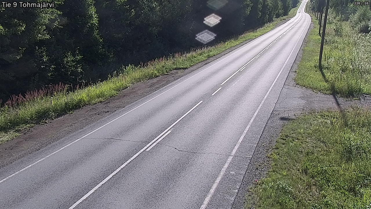 Weather Camera Image Väg 9 Tohmajärvi, Tohmajärvi, Pohjois-Karjala