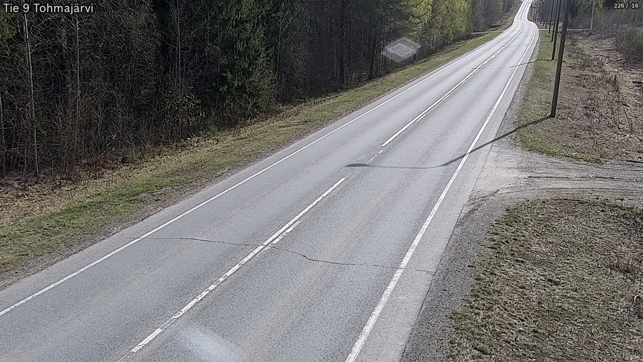 Weather Camera Image Road 9 Tohmajärvi, Tohmajärvi, Pohjois-Karjala