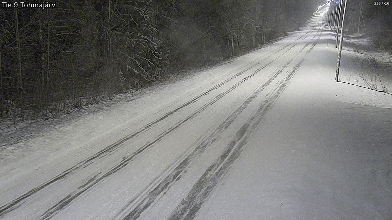 Weather Camera Image Road 9 Tohmajärvi, Tohmajärvi, Pohjois-Karjala