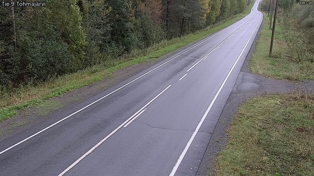 Weather Camera Image Road 9 Tohmajärvi, Tohmajärvi, Pohjois-Karjala