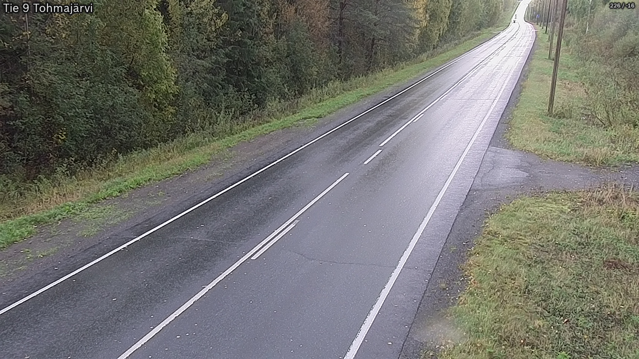 Weather Camera Image Väg 9 Tohmajärvi, Tohmajärvi, Pohjois-Karjala