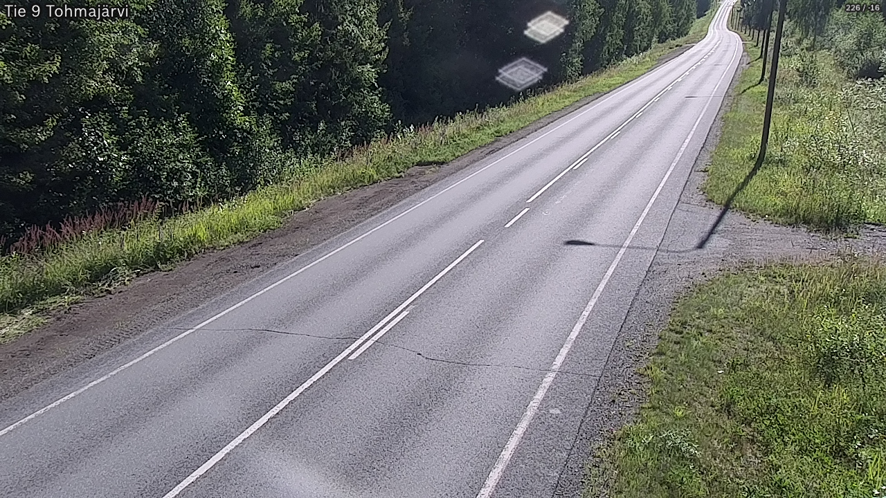 Weather Camera Image Väg 9 Tohmajärvi, Tohmajärvi, Pohjois-Karjala