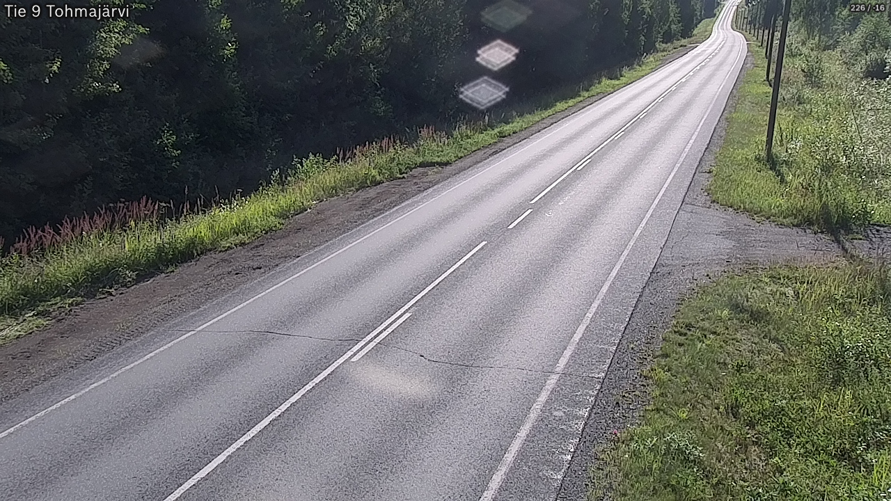 Weather Camera Image Väg 9 Tohmajärvi, Tohmajärvi, Pohjois-Karjala