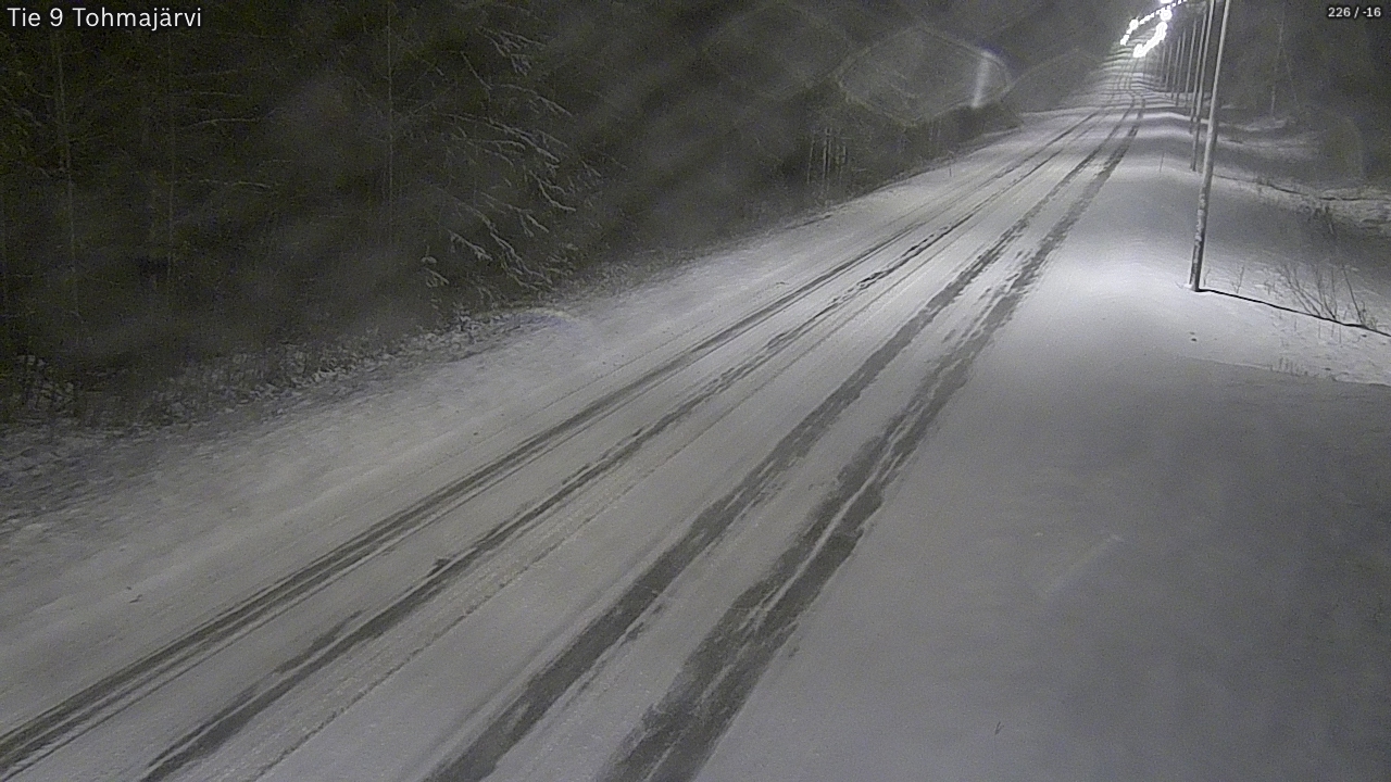 Weather Camera Image Road 9 Tohmajärvi, Tohmajärvi, Pohjois-Karjala