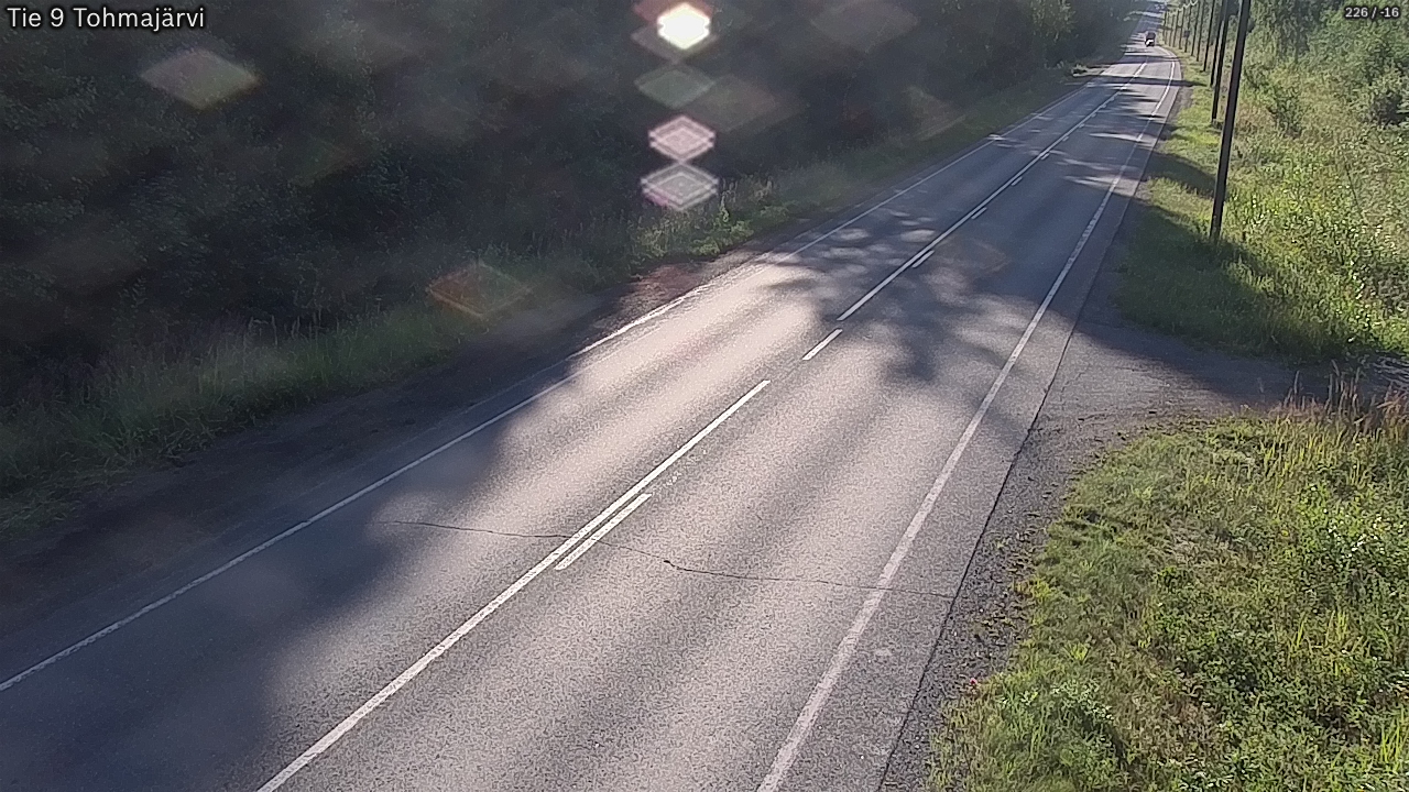 Weather Camera Image Väg 9 Tohmajärvi, Tohmajärvi, Pohjois-Karjala