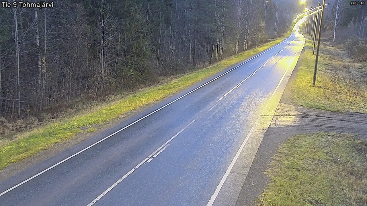 Weather Camera Image Road 9 Tohmajärvi, Tohmajärvi, Pohjois-Karjala