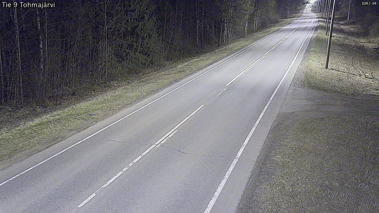 Weather Camera Image Väg 9 Tohmajärvi, Tohmajärvi, Pohjois-Karjala