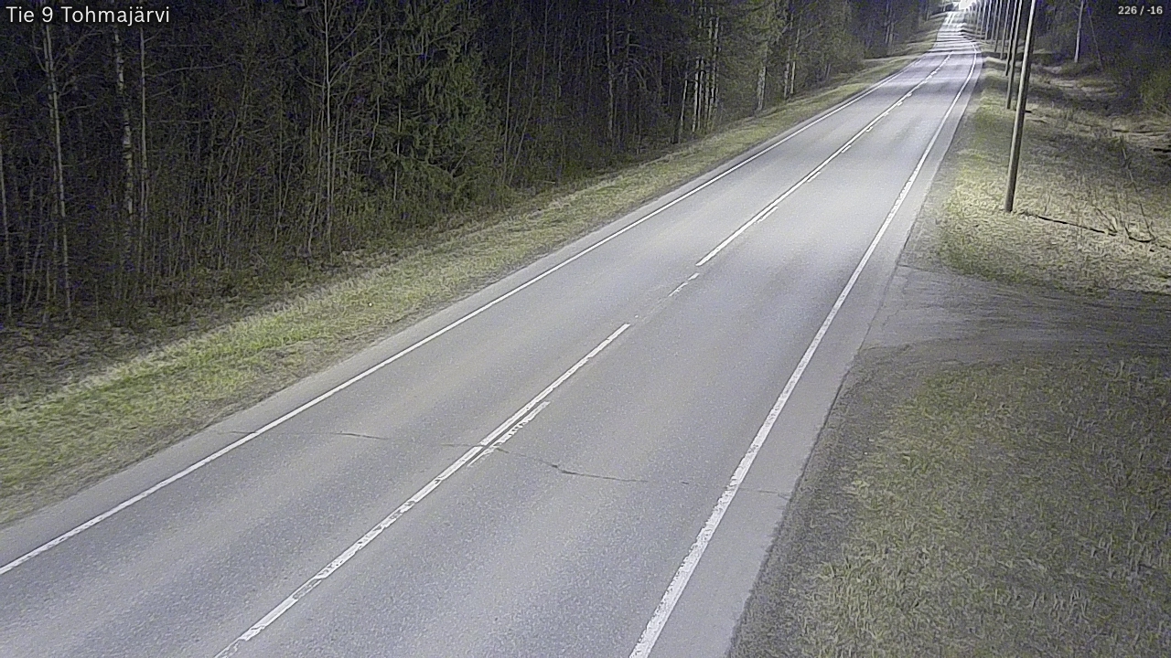 Weather Camera Image Road 9 Tohmajärvi, Tohmajärvi, Pohjois-Karjala
