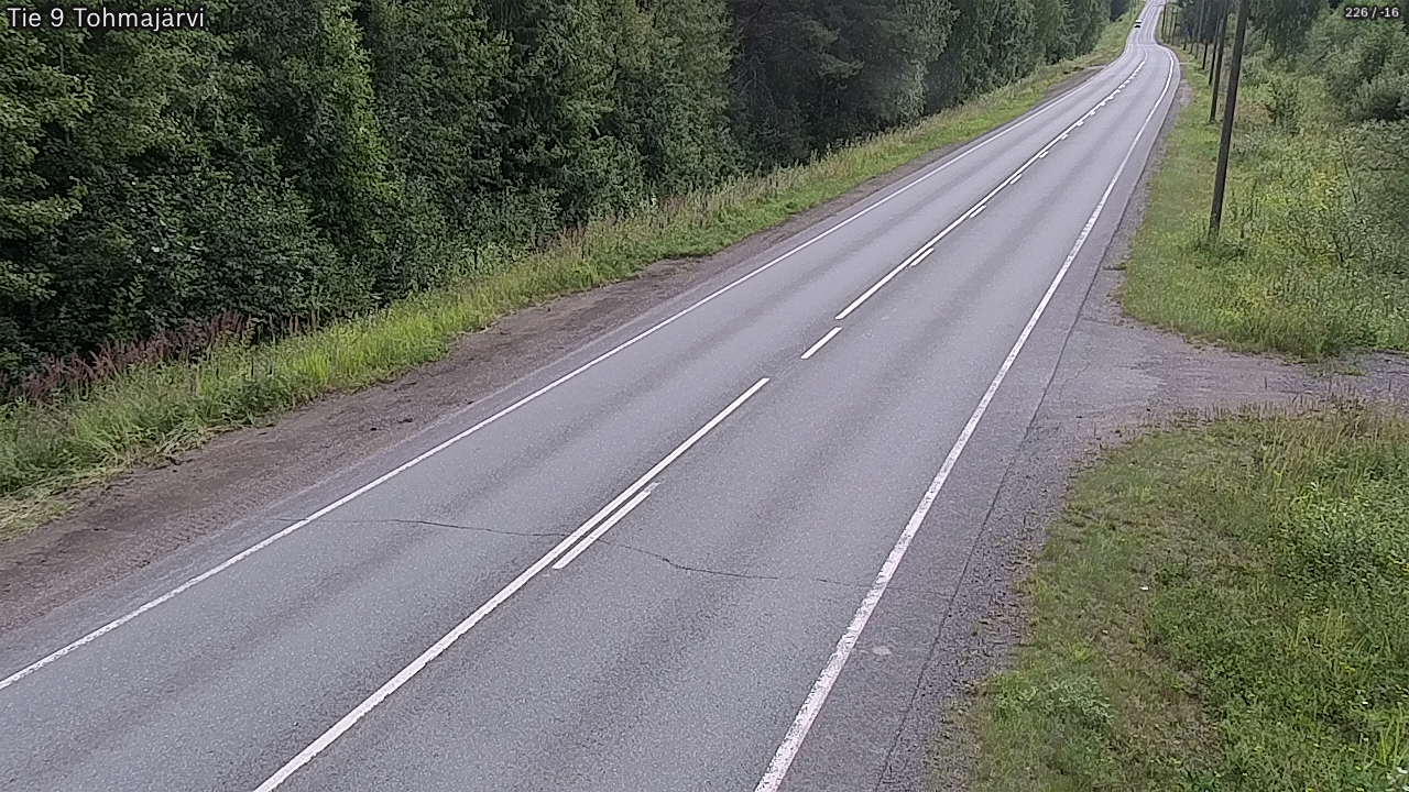 Weather Camera Image Väg 9 Tohmajärvi, Tohmajärvi, Pohjois-Karjala