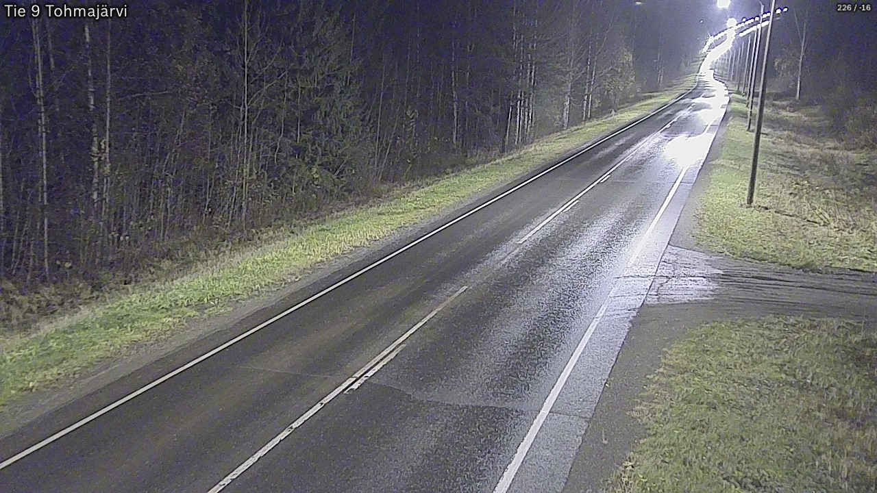 Weather Camera Image Väg 9 Tohmajärvi, Tohmajärvi, Pohjois-Karjala