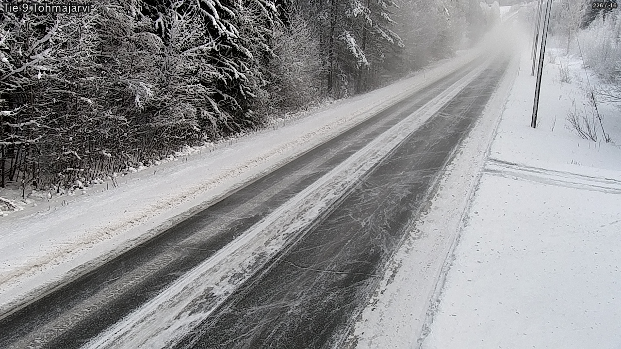 Weather Camera Image Road 9 Tohmajärvi, Tohmajärvi, Pohjois-Karjala