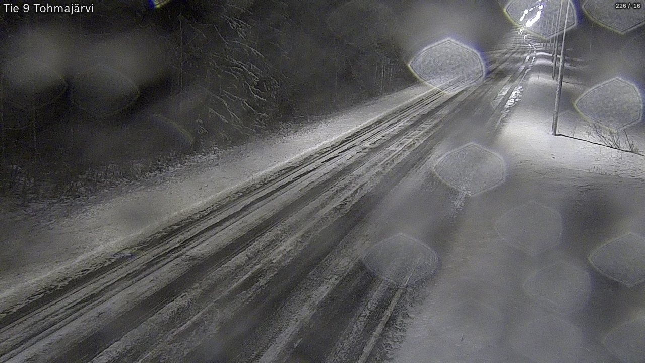 Weather Camera Image Road 9 Tohmajärvi, Tohmajärvi, Pohjois-Karjala