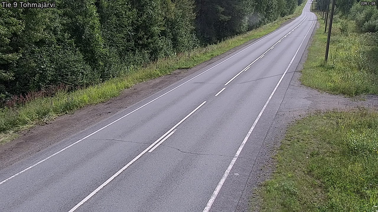 Weather Camera Image Väg 9 Tohmajärvi, Tohmajärvi, Pohjois-Karjala