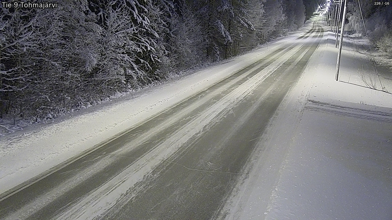 Weather Camera Image Väg 9 Tohmajärvi, Tohmajärvi, Pohjois-Karjala
