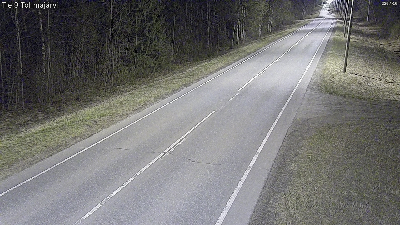 Weather Camera Image Road 9 Tohmajärvi, Tohmajärvi, Pohjois-Karjala