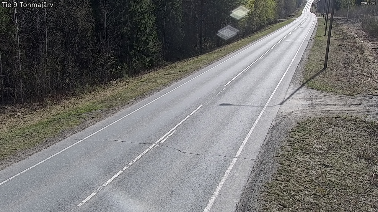 Weather Camera Image Road 9 Tohmajärvi, Tohmajärvi, Pohjois-Karjala