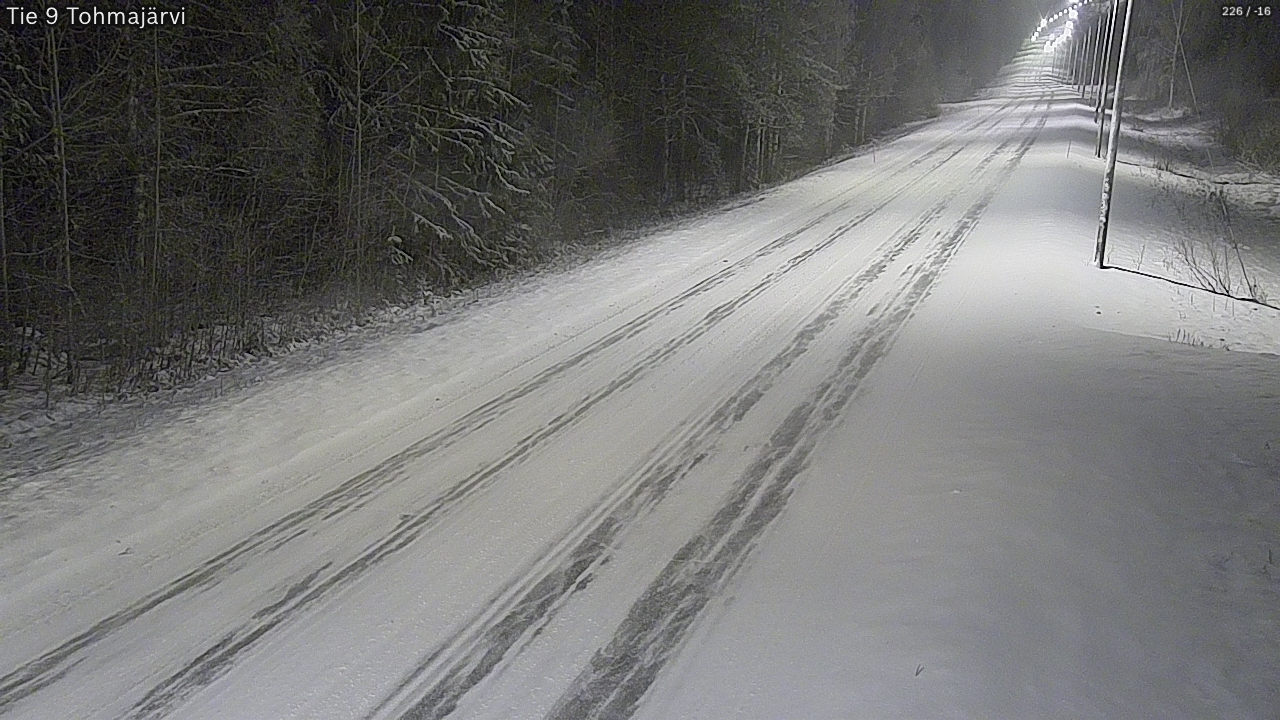 Weather Camera Image Road 9 Tohmajärvi, Tohmajärvi, Pohjois-Karjala