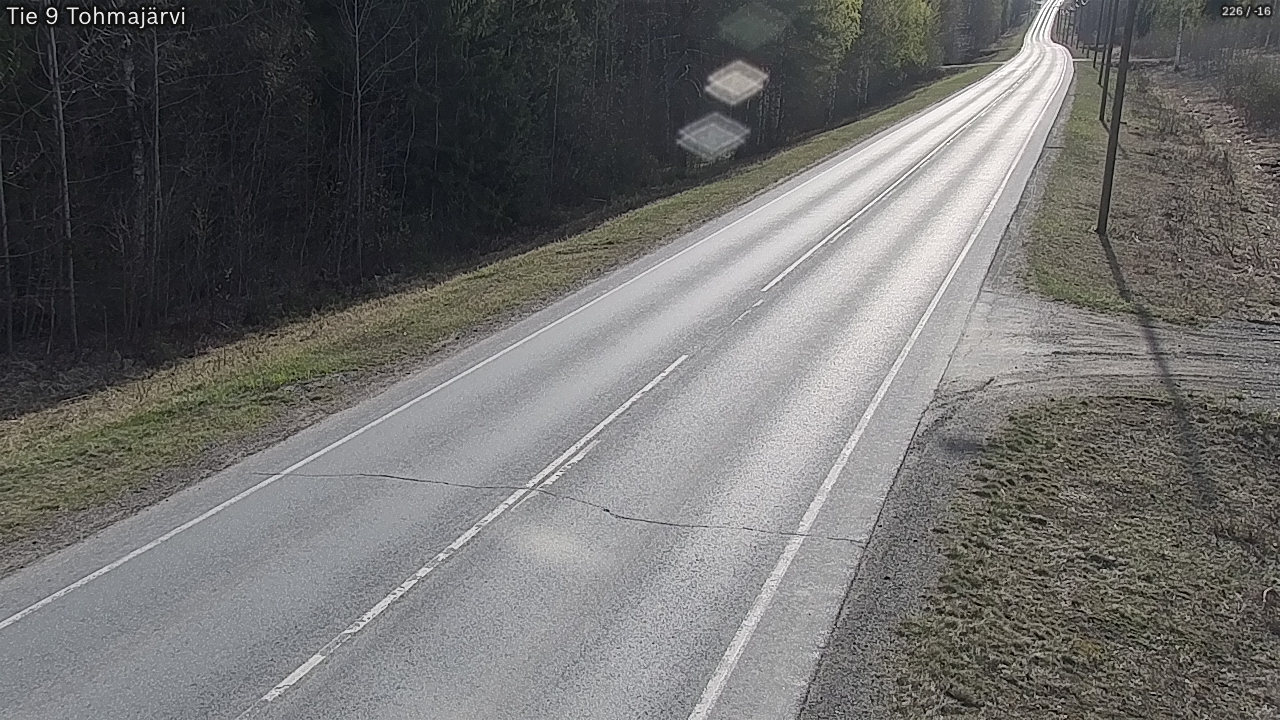 Weather Camera Image Road 9 Tohmajärvi, Tohmajärvi, Pohjois-Karjala