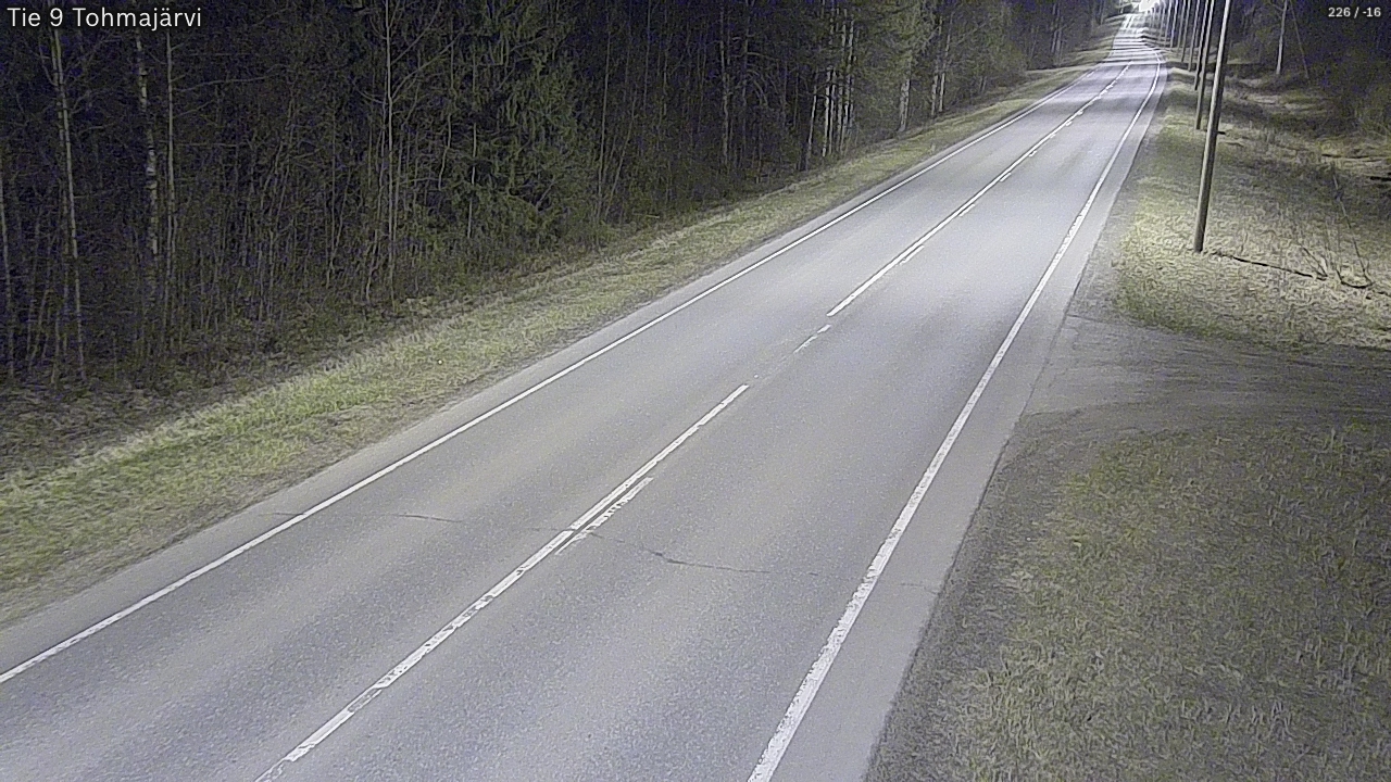 Weather Camera Image Väg 9 Tohmajärvi, Tohmajärvi, Pohjois-Karjala