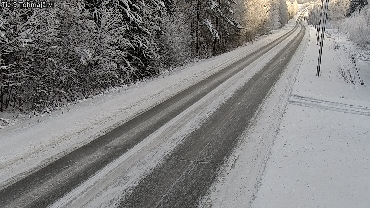 Weather Camera Image Road 9 Tohmajärvi, Tohmajärvi, Pohjois-Karjala