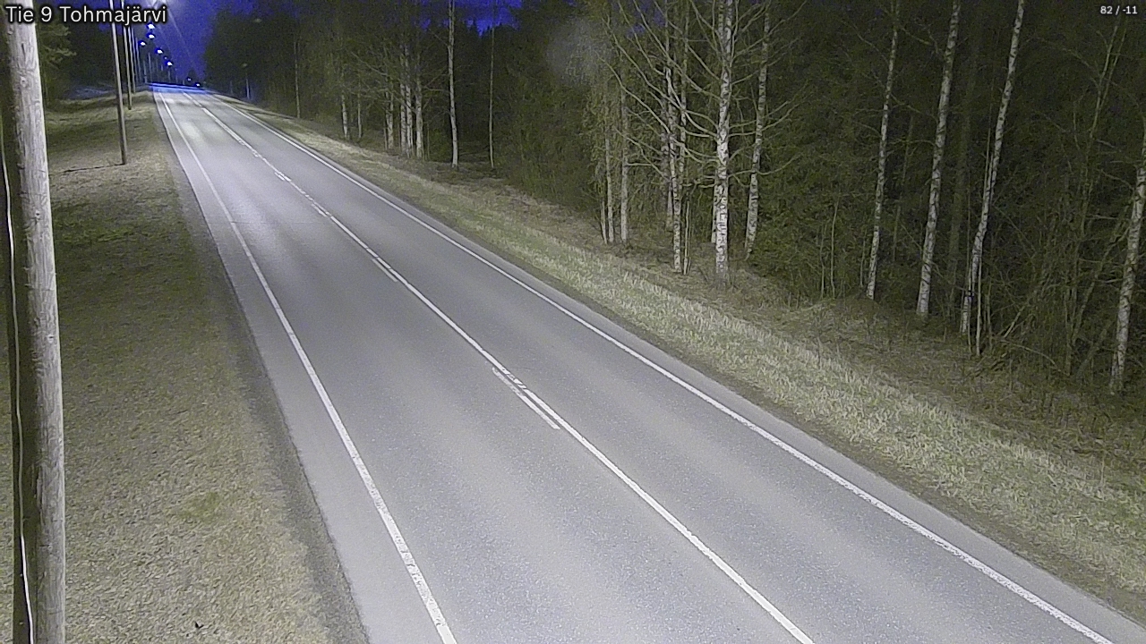 Weather Camera Image Road 9 Tohmajärvi, Tohmajärvi, Pohjois-Karjala