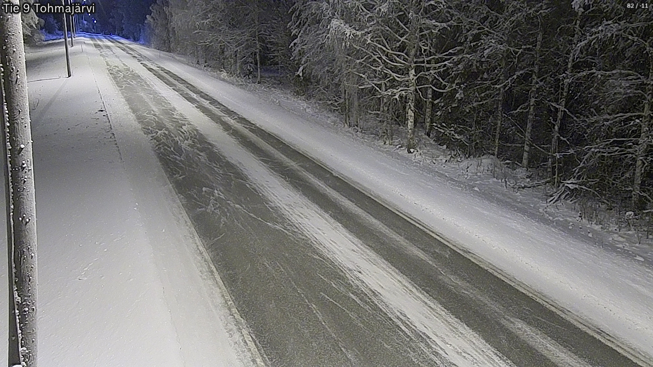 Weather Camera Image Road 9 Tohmajärvi, Tohmajärvi, Pohjois-Karjala