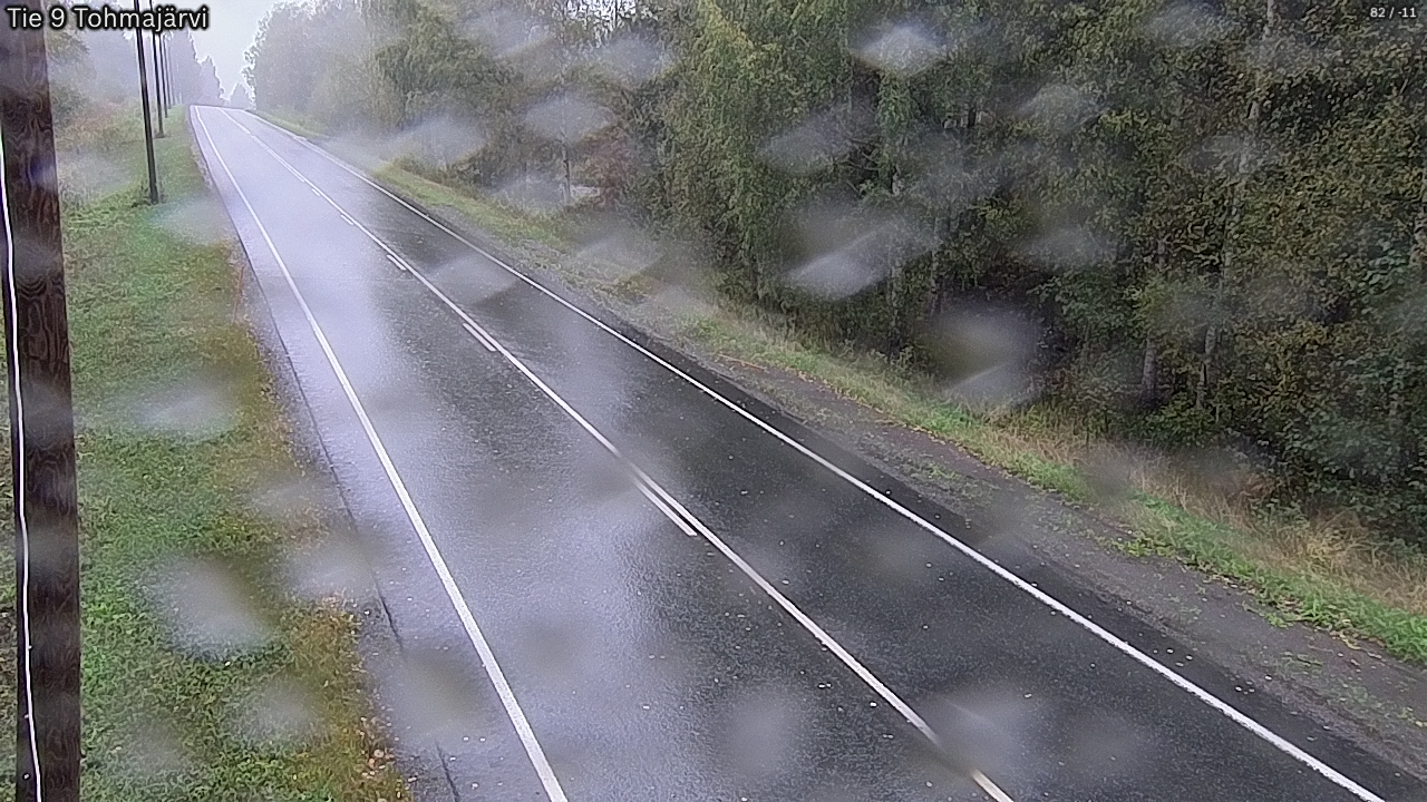 Weather Camera Image Road 9 Tohmajärvi, Tohmajärvi, Pohjois-Karjala