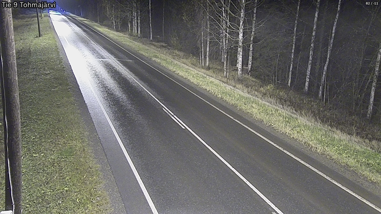 Weather Camera Image Väg 9 Tohmajärvi, Tohmajärvi, Pohjois-Karjala