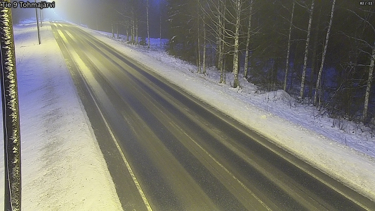 Weather Camera Image Väg 9 Tohmajärvi, Tohmajärvi, Pohjois-Karjala
