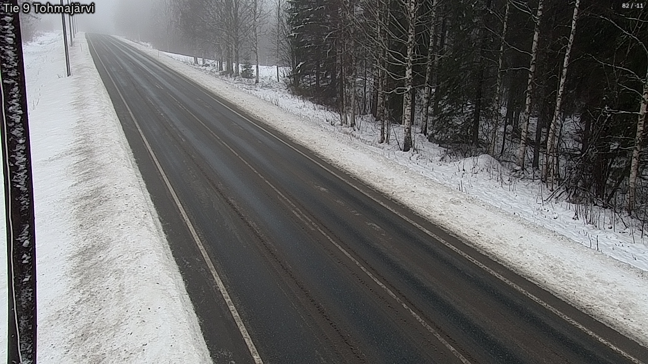 Weather Camera Image Väg 9 Tohmajärvi, Tohmajärvi, Pohjois-Karjala