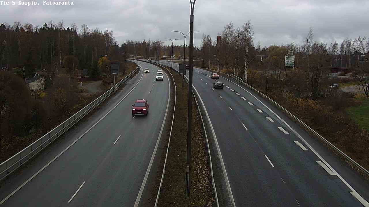 Weather Camera Image Väg 5 Kuopio, Päiväranta, Kuopio, Pohjois-Savo