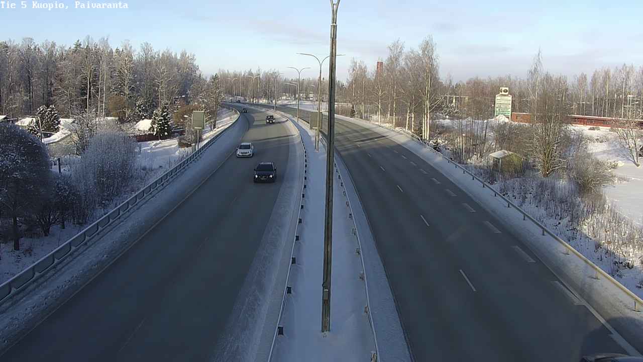 Weather Camera Image Väg 5 Kuopio, Päiväranta, Kuopio, Pohjois-Savo