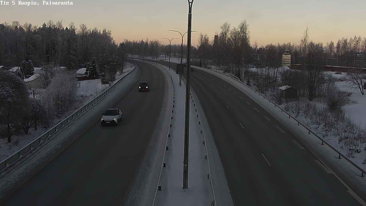 Weather Camera Image Väg 5 Kuopio, Päiväranta, Kuopio, Pohjois-Savo