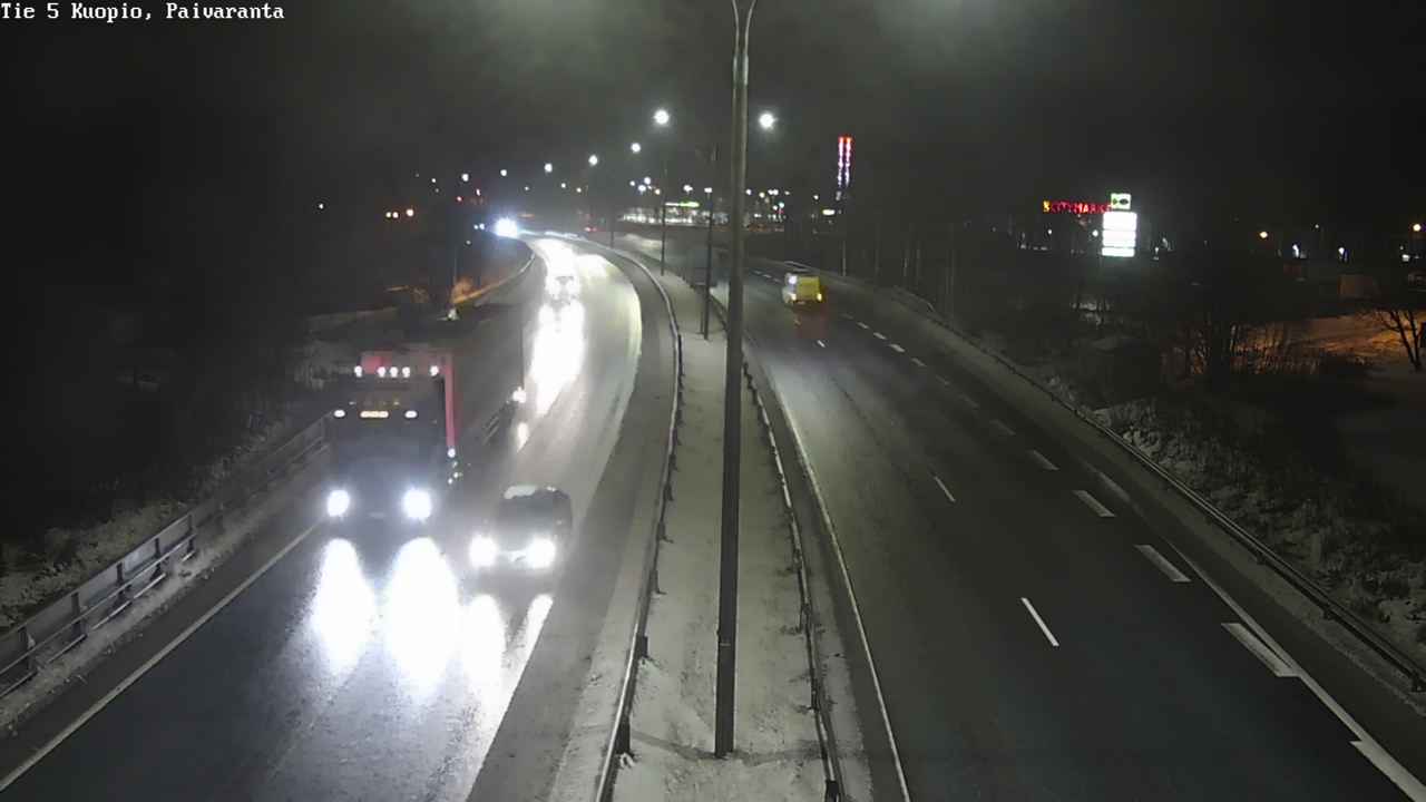 Weather Camera Image Road 5 Kuopio, Päiväranta, Kuopio, Pohjois-Savo