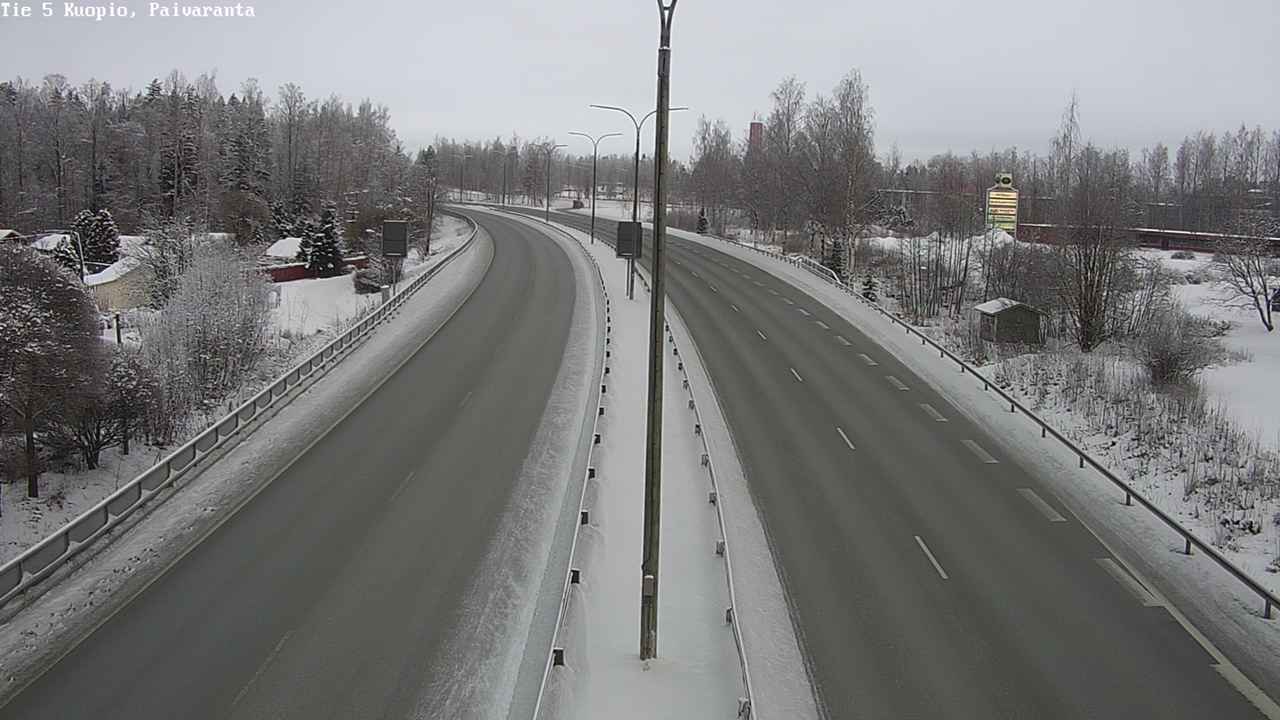 Weather Camera Image Väg 5 Kuopio, Päiväranta, Kuopio, Pohjois-Savo