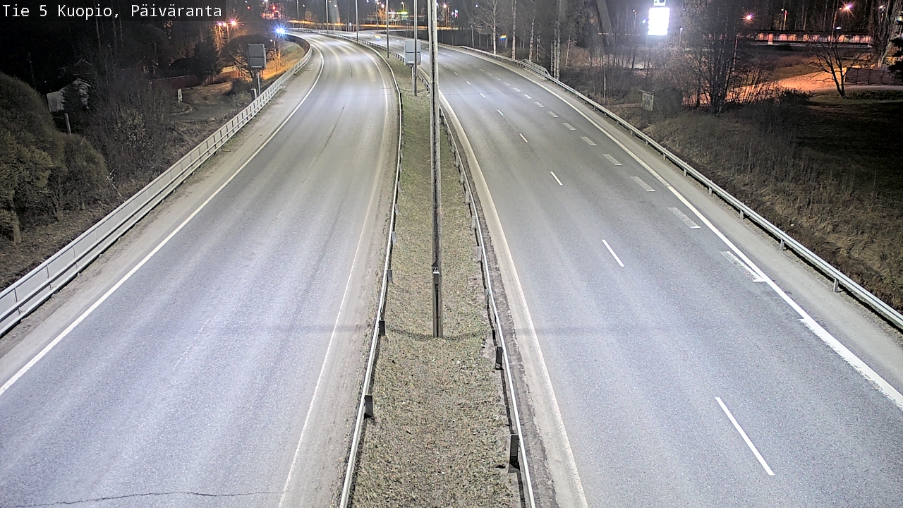Weather Camera Image Väg 5 Kuopio, Päiväranta, Kuopio, Pohjois-Savo