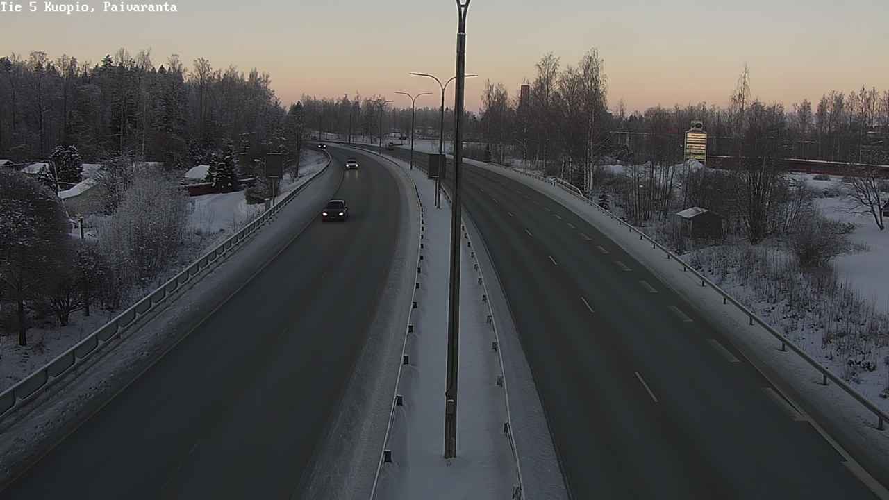 Weather Camera Image Väg 5 Kuopio, Päiväranta, Kuopio, Pohjois-Savo