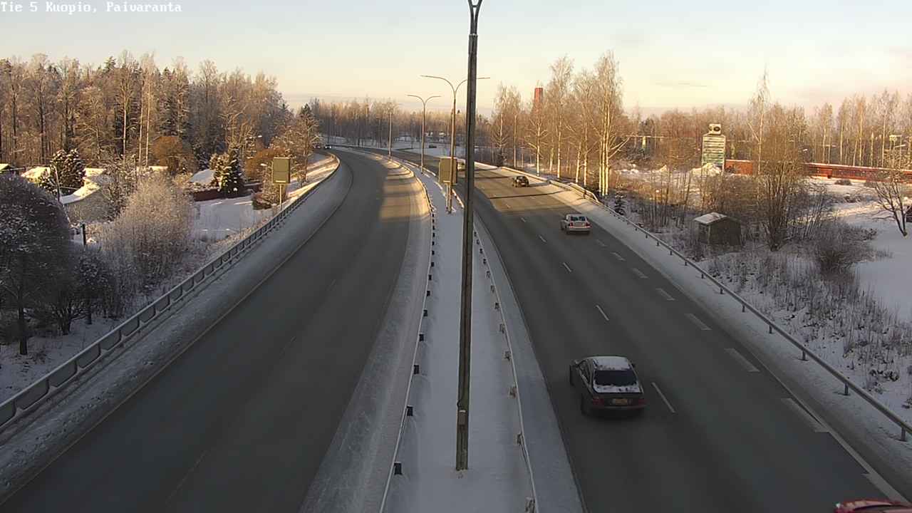 Weather Camera Image Väg 5 Kuopio, Päiväranta, Kuopio, Pohjois-Savo