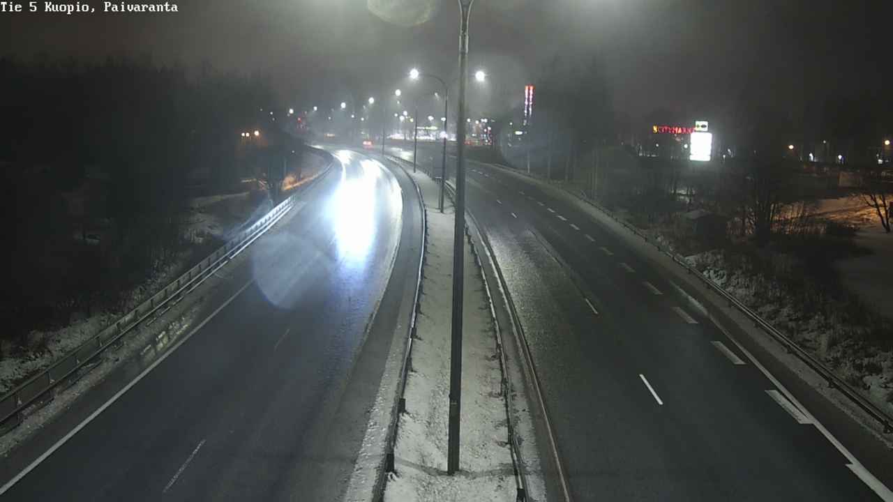 Weather Camera Image Road 5 Kuopio, Päiväranta, Kuopio, Pohjois-Savo