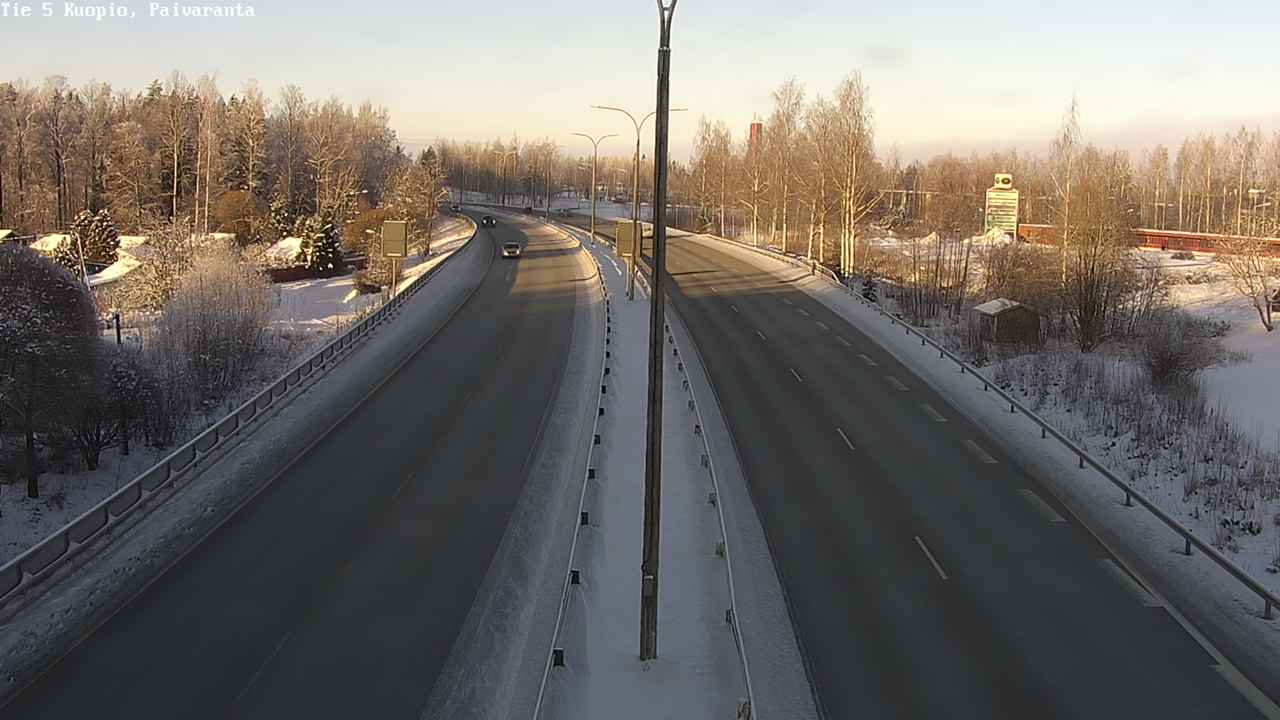 Weather Camera Image Väg 5 Kuopio, Päiväranta, Kuopio, Pohjois-Savo