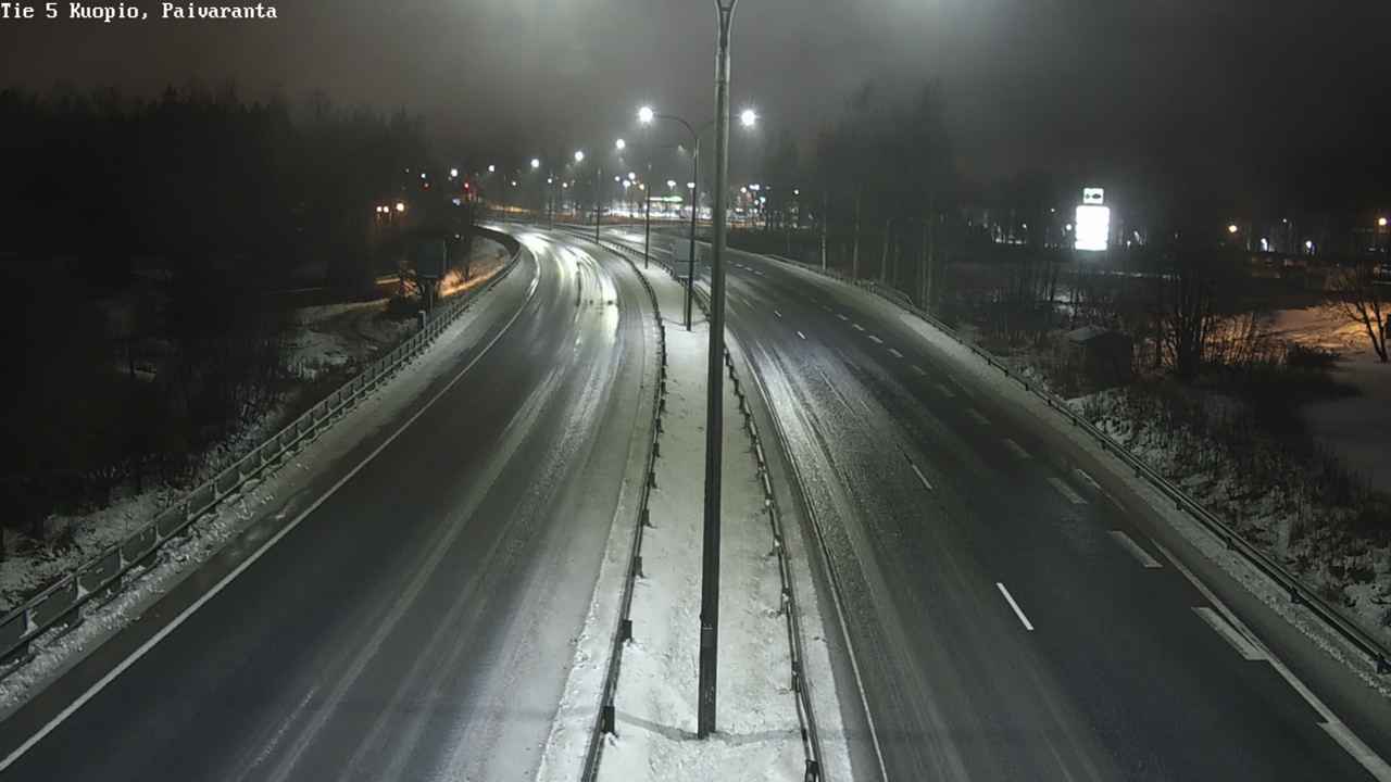 Weather Camera Image Road 5 Kuopio, Päiväranta, Kuopio, Pohjois-Savo