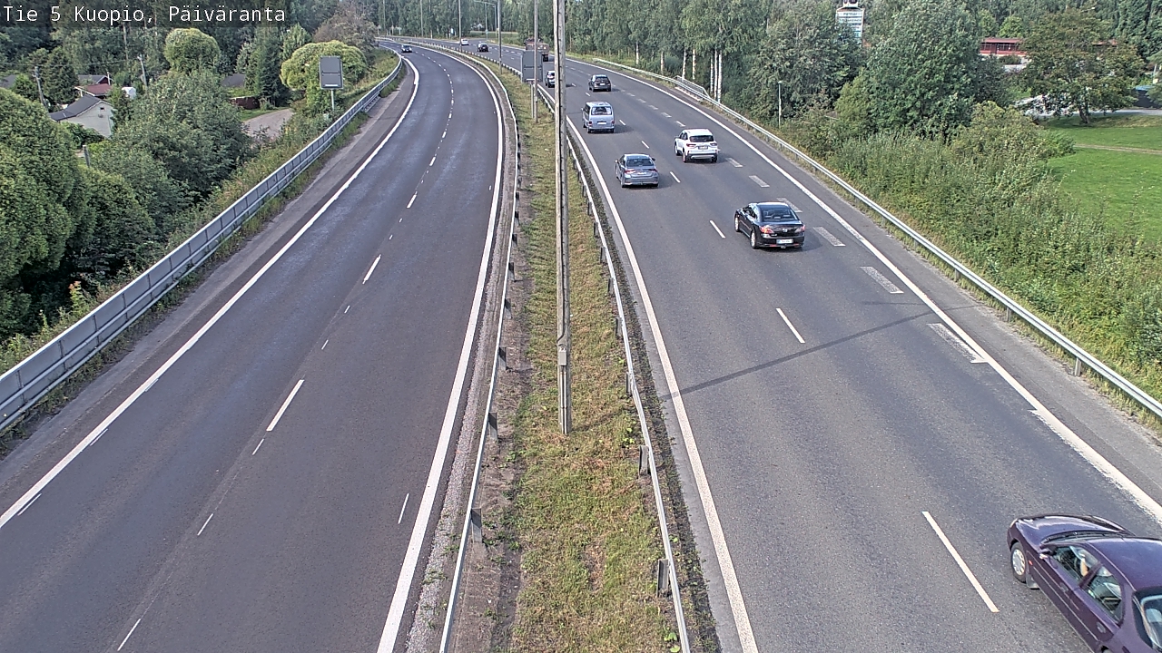 Kelikamerat Kuva Tie 5 Kuopio, Päiväranta, Kuopio, Pohjois-Savo
