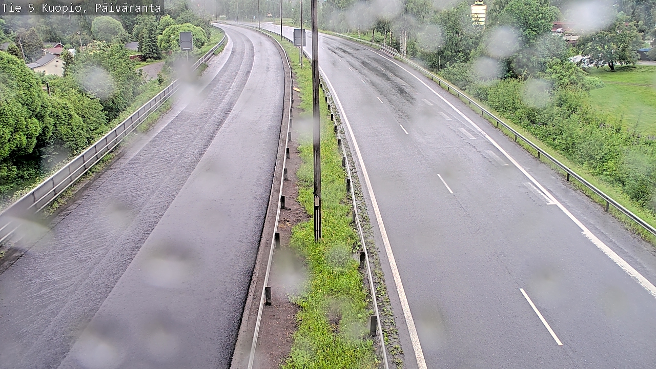 Weather Camera Image Road 5 Kuopio, Päiväranta, Kuopio, Pohjois-Savo
