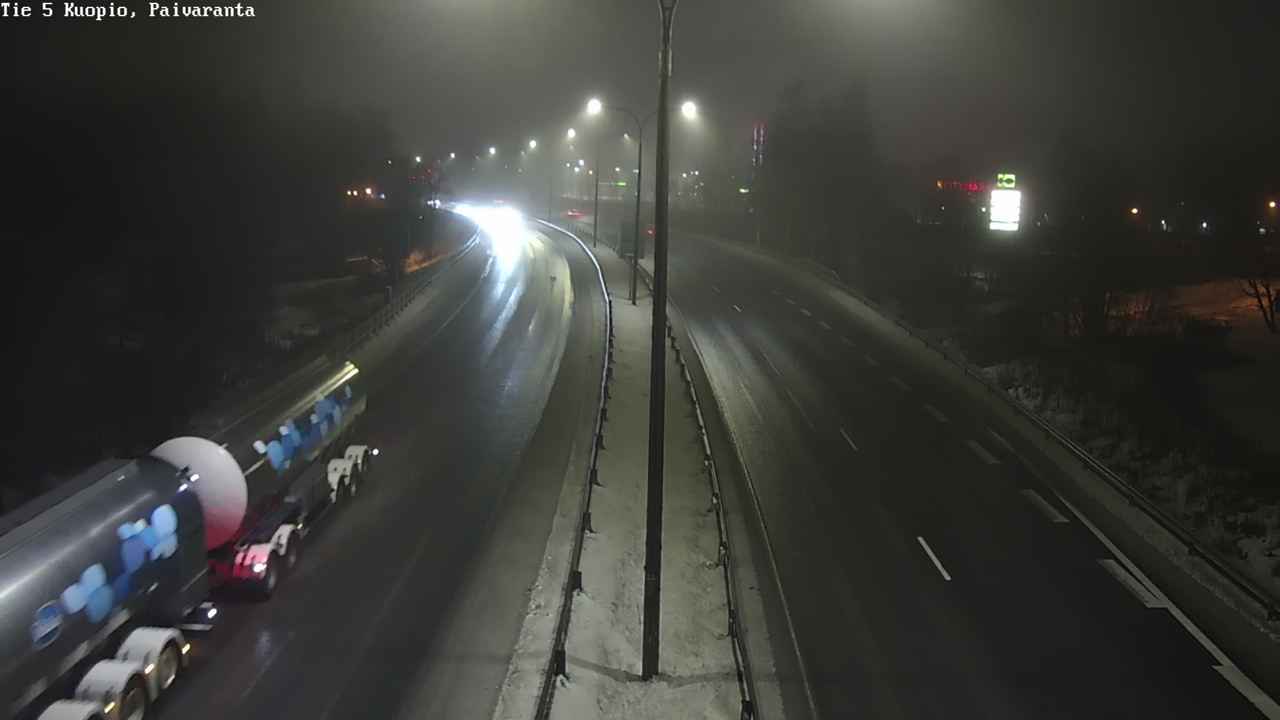 Weather Camera Image Road 5 Kuopio, Päiväranta, Kuopio, Pohjois-Savo