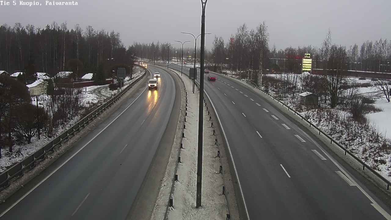 Weather Camera Image Road 5 Kuopio, Päiväranta, Kuopio, Pohjois-Savo