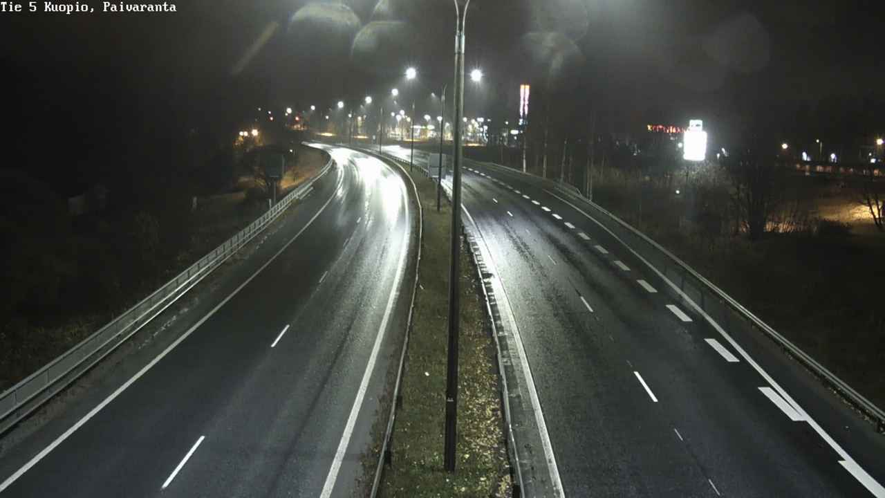 Weather Camera Image Road 5 Kuopio, Päiväranta, Kuopio, Pohjois-Savo